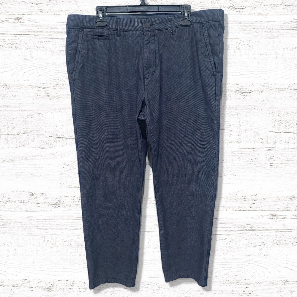 Tommy Hilfiger Men’s Navy Blue Chino Flat Front Pants Size 38x30
